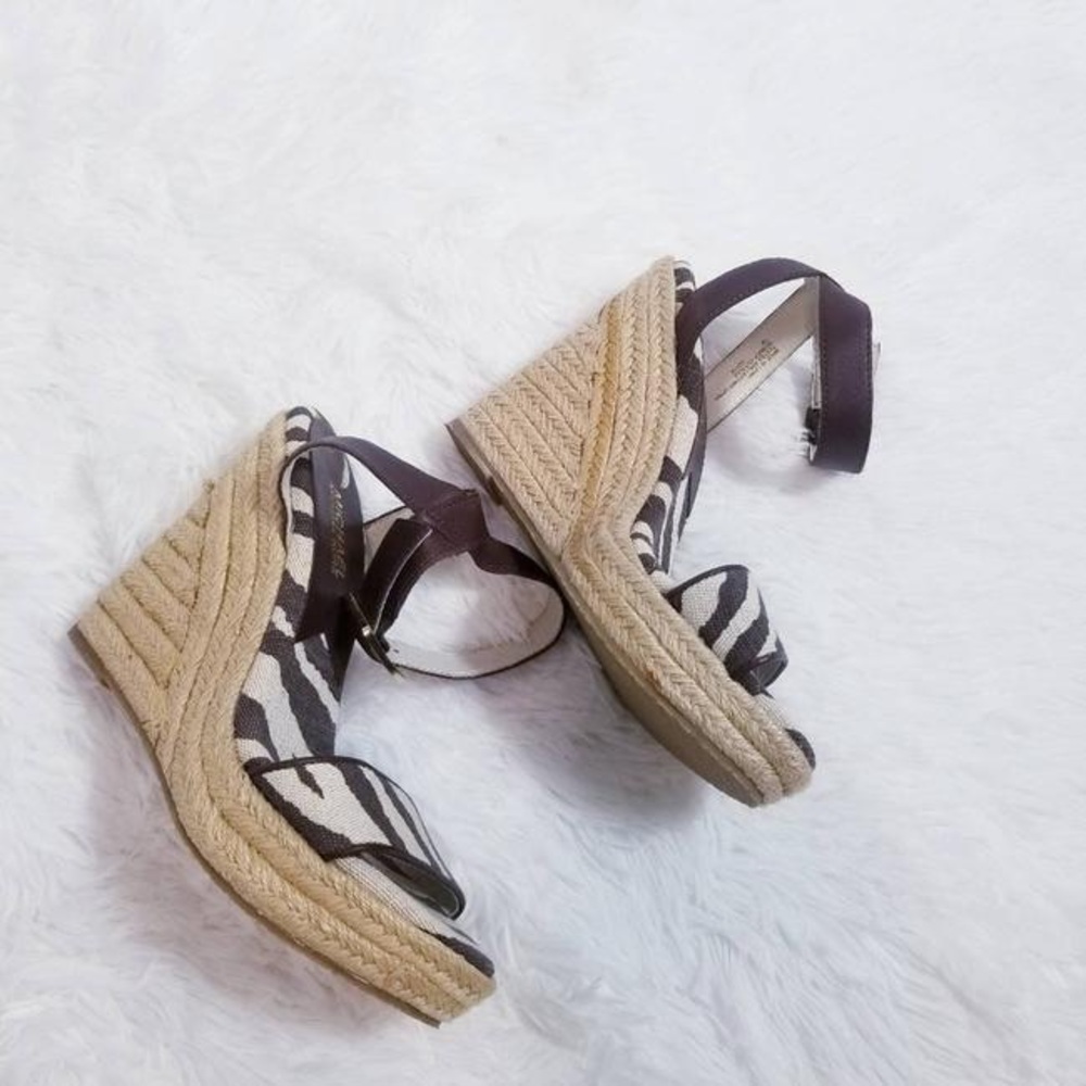 MICHAEL Michael Kors Zebra Print Wedges